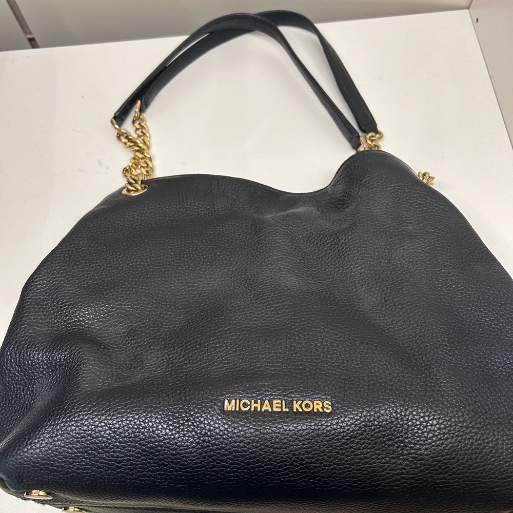 Michael Kors medium black purse.